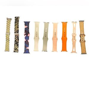 EUC Nine Assorted Style Apple Watch Bands
